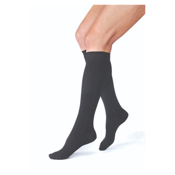 BSN Medical Socks Compression Relief Knee High Closed Toe Medium Black 1/Pr - 114737