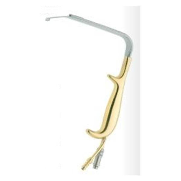 BR Surgical, Retractor Surgical Tebbetts 30X120Mm Right Angle Smoke Tube/Fiber Optic Ss Ea - BR18-205-1004