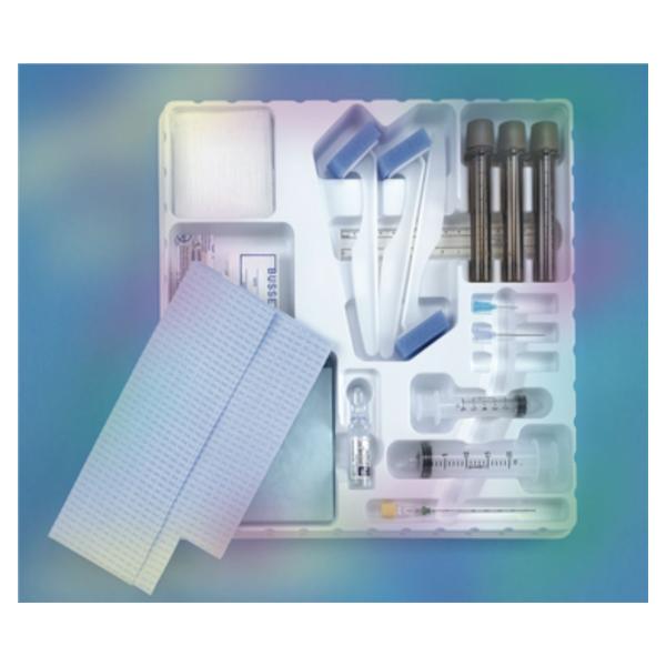 Busse Hospital Disposable Tray Amniocentesis Safety-Deluxe With Lidocaine/Gauze/25Gx1 Needle 10/Ca - 976