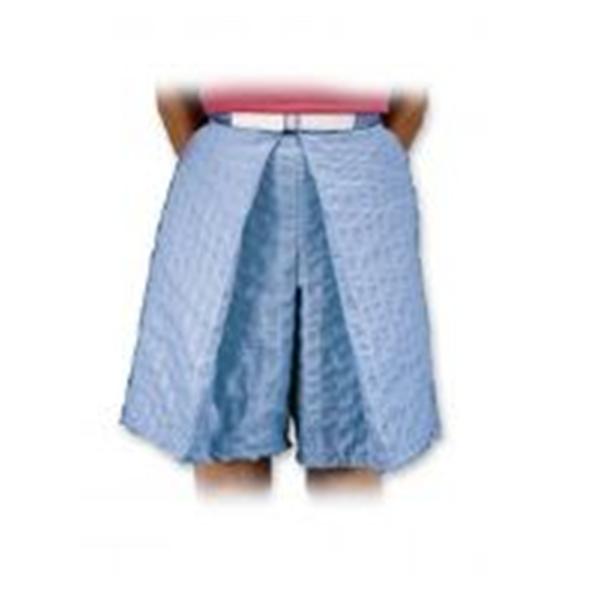 Core Products Shorts Patient Cotton / Poly Seersucker Unisex Blue Xs 16-21 In Nrvrsbl Ea - PRO-956-1XS