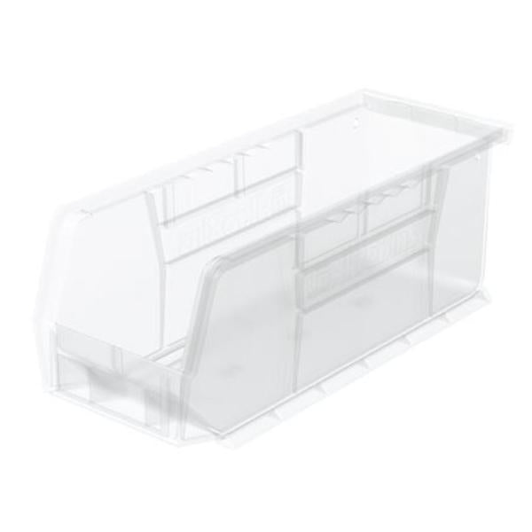 Akro-Mils Bin Storage Akrobins 10-7/8X4-1/8X4" Clear Polymer With Label Holder 12/Ca - 30224SCLAR