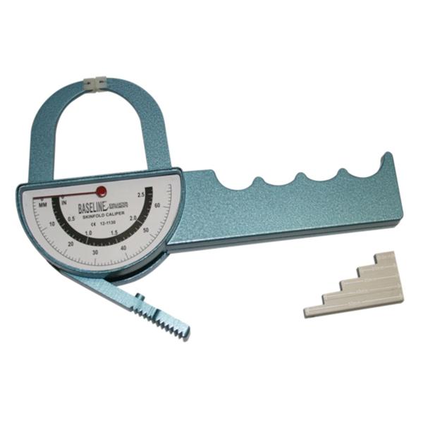 Fabrication Enterprises Caliper Skinfold Baseline 7-1/4X1/2X5" Deluxe Dual Sided Aluminum Ea - 12-1130