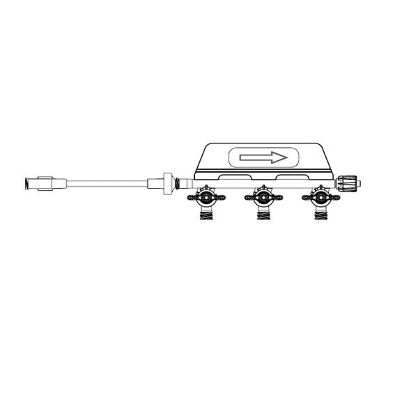B. Braun Medical Iv Extension Set Safeport 8" Spin-Lock Connector 50/Ca - 456522