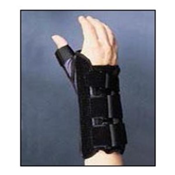 DJO Splint Ultrafit Adult Wrist Black Size 8" Small Left Ea - 73-5313-000