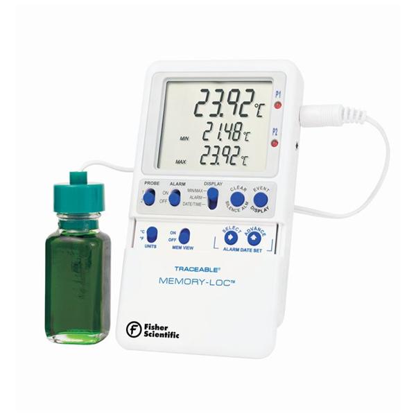 Fisher Scientific Co. Dt Lgr Temp Trcbl Mmry-Lc -50-70C Lcd Dgt Dspl Btl Prb 1 Million Observations Ea - 15-081-130