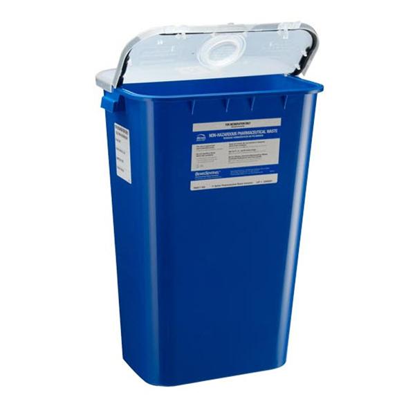 Bemis Healthcare Container Trash Sentinel 11Gal Plastic Blue 6/Case - 4011 050