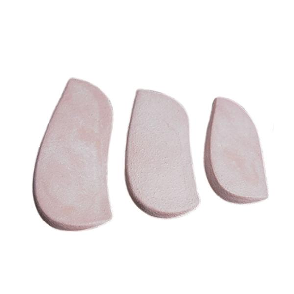 Alimed Wedge Heel Rubber 3" Off-White Size Small 12Pr/Package - 6431
