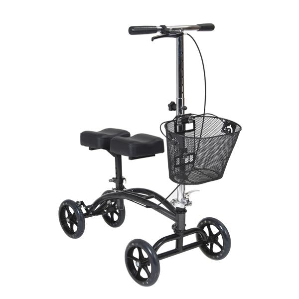 Drive Medical Designs Walker Knee 350Lb Blk/Slvr Vn 4-7" Cstr 31.75X16-30X31-40" 2 Braking Sys Adlt Ea - 796