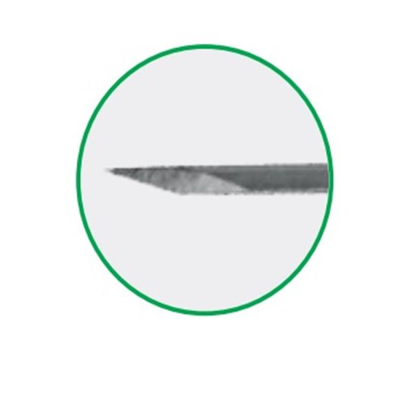 Integra Neurosciences Knife Blade Myringotomy 6" 45 Degrees Intrgl Hndl Stainless Steel Ns 1Use 10/Pk - 1411050