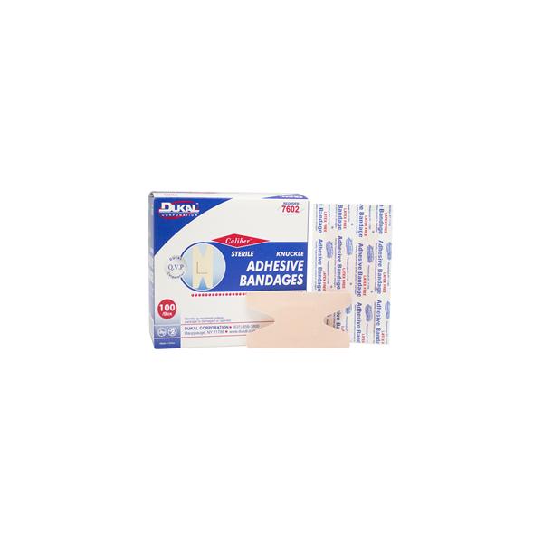 Dukal Corporation Bandage Adhesive Fabric Caliber Knuckle _ Flexible Beige Lf 2400/Case - 7602