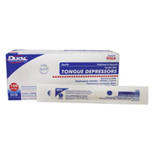 Dukal Corporation Tongue Depressor Wood Sterile Senior 1000/Ca - 9004