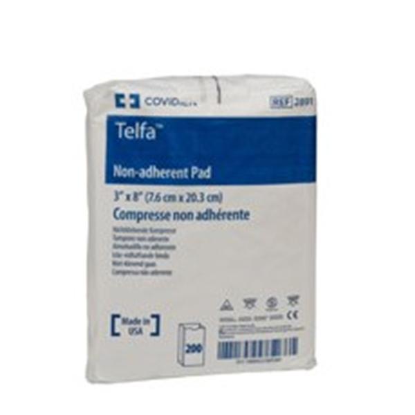 Deroyal Industries Inc Pad Negative Pressure Telfa Foam 3X8" Sterile Non-Adherent Absorbent 500/Case - 32-1571
