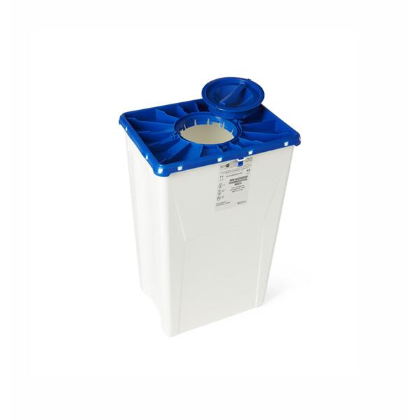AP Medical Container Trash Pgii 18Gal Plastic White 7/Case - MDS707318