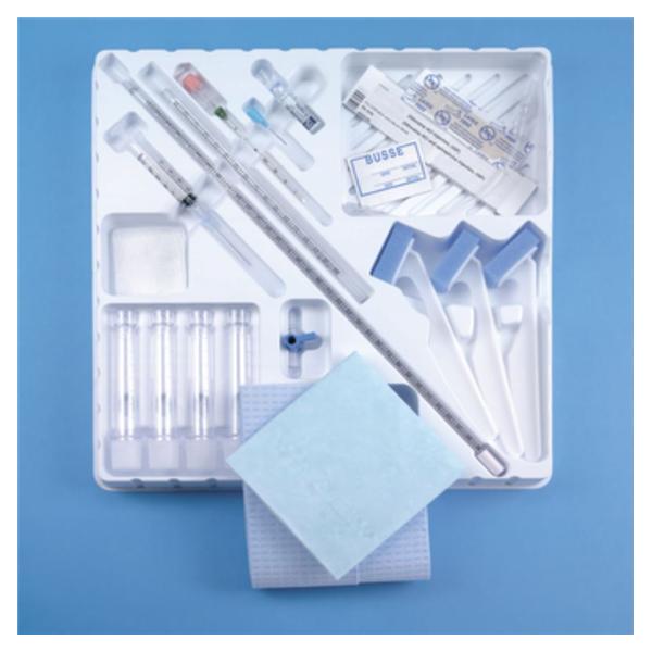 Busse Hospital Disposable Tray Lumbar Puncture Deluxe Adult W/ Lido/25Gx5/8 Sftgld Ndl 10/Ca - 974