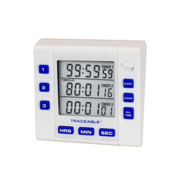 Control 3 Traceable 3-Channel Timer 3-1/4X3X1" Abs Plastic Ea - 5000