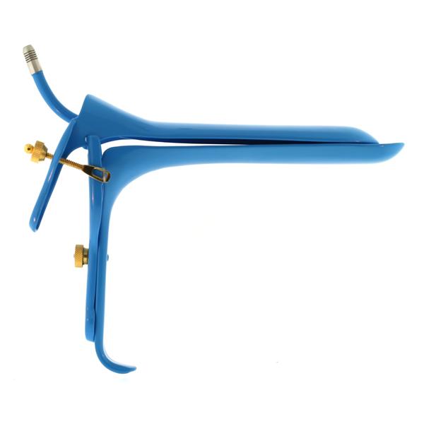 BR Surgical, Speculum Vaginal Graves 2Xl Blue Stainless Steel/Insulated Coating Ea - BR71-11055