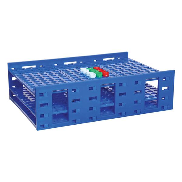 Heathrow Scientific, Mega Rack Test Tube Rack Single 216 Place Blue Ea - HEA24322A