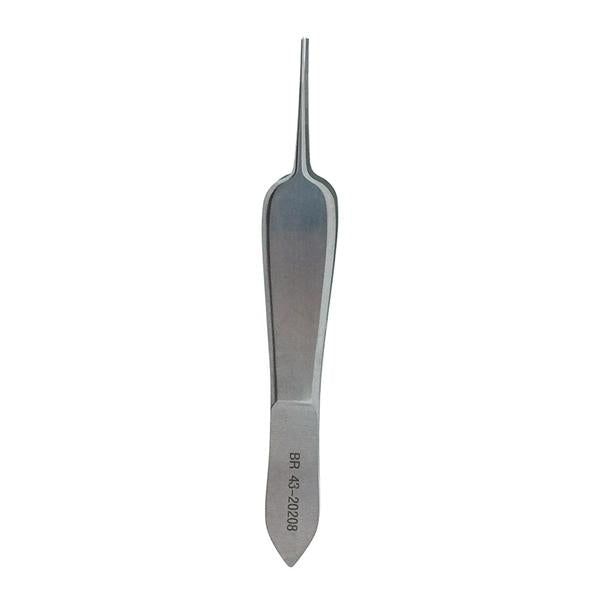 BR Surgical, Forcep Paufique W/Sut Pltfm Paufique 3.4" Suture Platform 1X2 Teeth Ea - BR43-20208