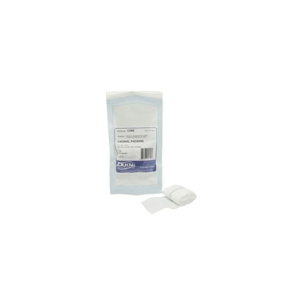 Dukal Corporation Packing Vaginal Wvn Ctn 2X36" 4 Ply Strl X-Ray Detectable Pre-Washed 100/Case - 1339S