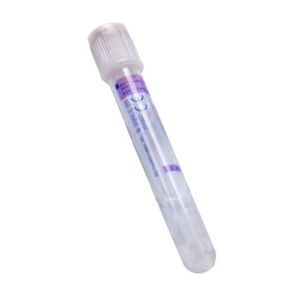 Becton-Dickinson Tube Venous Blood Collection Vacutainer 6Ml 13X100Mm Plstc Adtvfr Clear 100/Pk, 10 Pk/Ca - 366408