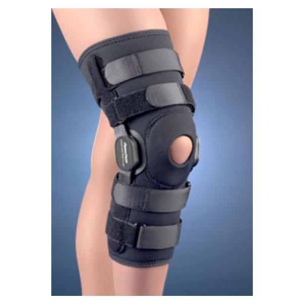 Fla Orthopedics Inc Brace Stabilizing Powercentric Adult Knee Neoprene Black Size Medium Ea - 37-109MDBLK