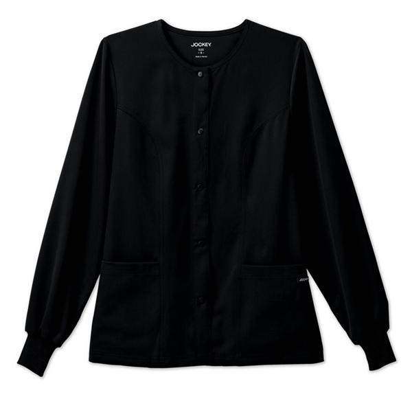 Jockey (TM) Scrubs Jacket Scrub Jockey Womens Black X-Large Ea - 2356-015-XL
