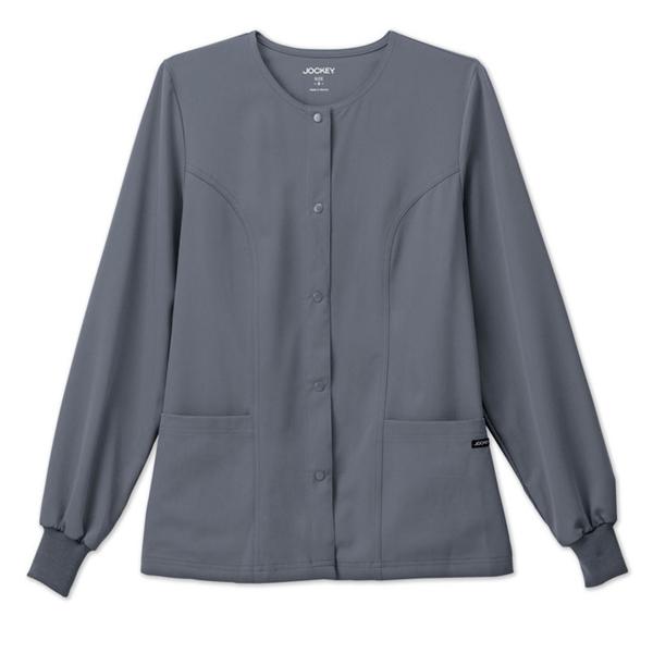 Jockey (TM) Scrubs Jacket Scrub Jockey Womens Pewter Medium 28 In 2 Pockets Ea - 2356-1054-M