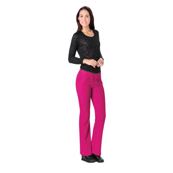 HeartSoul Pant Scrub Poly/Spndx Heartsoul W Blk Md Pet Nrvrsbl 4Pckt Ea - 20110PBCKH-M