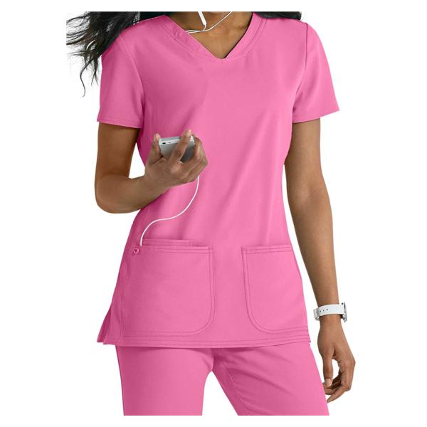 HeartSoul Shirt Scrub Heartsoul 20710 Small Pink Ea - 20710-PNKH-S