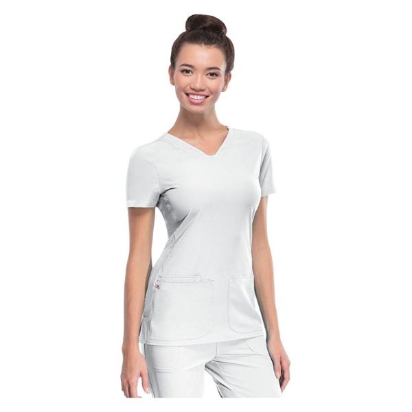 HeartSoul Shirt Scrub Heartsoul 20710 Womens 2X Small White Ea - 20710WHIHXXS