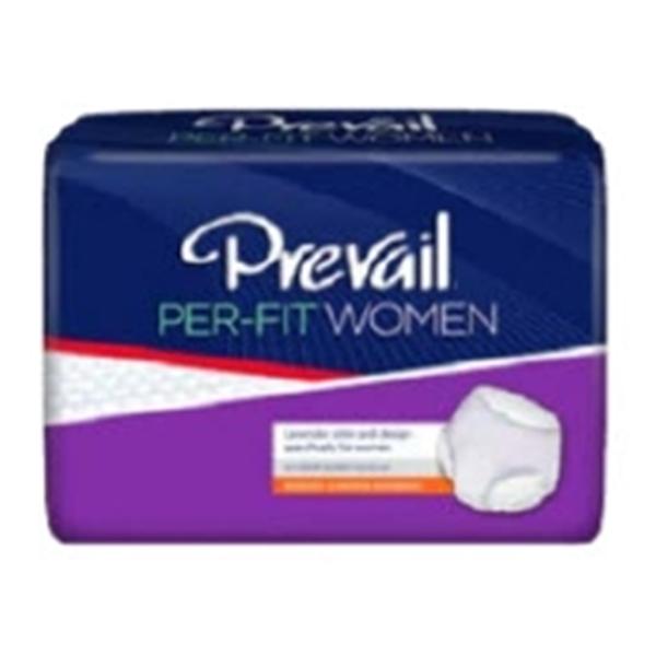 First Quality Products Pants Prevail Adult Female Medium 22-34" Moderate White 25/Pk - MESHMD