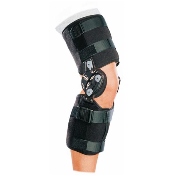 DJO Brace Rehab/Post-Op Trom Adult Knee Black Size 17" Large Universal Ea - 110295406000