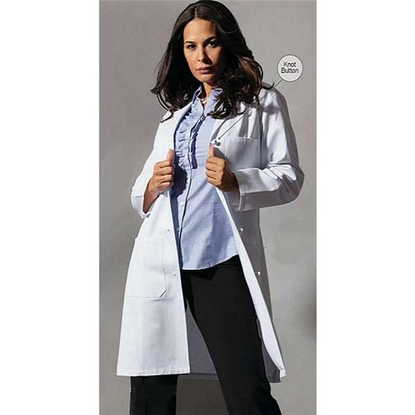 Fashion Seal Lab Coat Jacket Fashion Seal Womens White X-Small Ea - 3301-XS