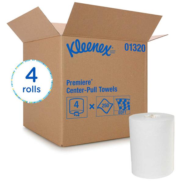 Kimberly Clark Professional Towel Center Pull Kleenex Premiere 1 Ply 8 In X 15 In White 4/Ca - 1320