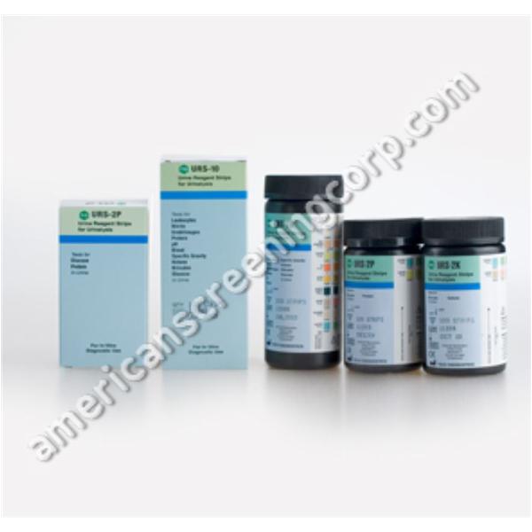 American Screening Corp Microalbumin/Creatine Test Strips For Urine With 2 Parameters 25/Bt - URS-2M-25G