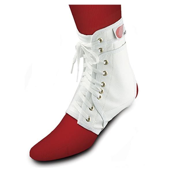 Bird & Cronin Brace Sprt Swede-O-Lok M11-12/W12-13 Ank Vnl Lmnt/Nyl M11-12/W12-13 Wht Sz Lg Un - 8142354