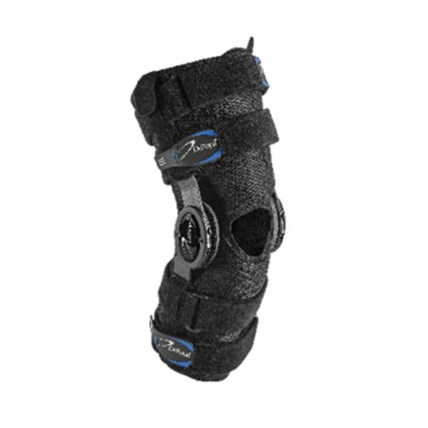 Deroyal Industries Inc Brace Wraparound Warrior Ii Adult Knee Nylon Black Size Large Universal Ea - 14022007