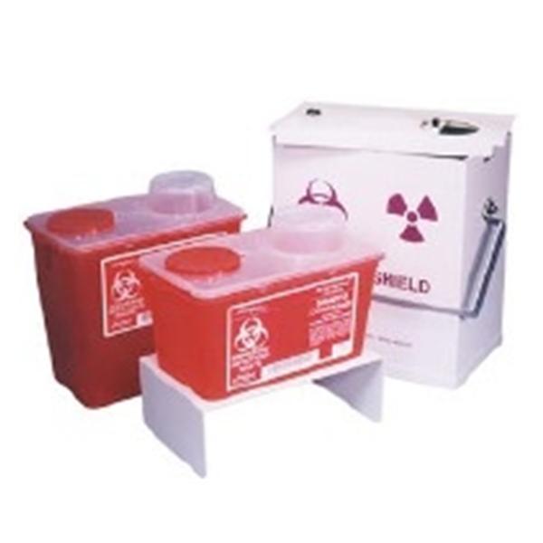 Biodex Medical Systems Container Sharps Monoject 2Gal Plastic Red 20/Package - 039-388
