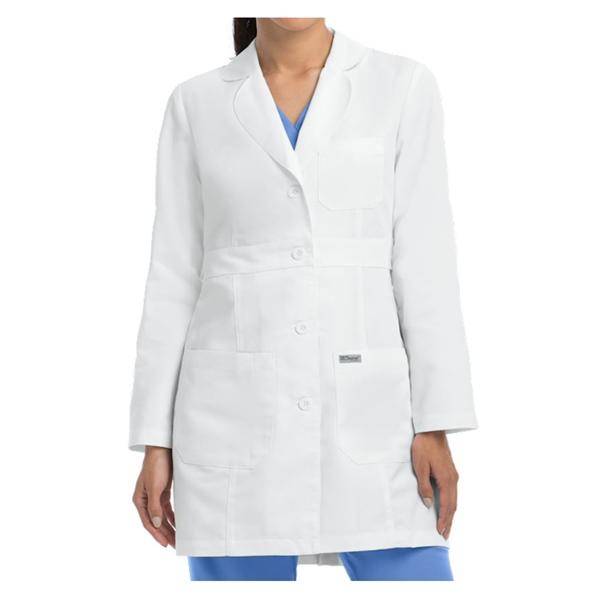 Grey's Anatomy (TM) Lab Coat Jacket Greys Anatomy Womens White 2X Large 34 In Each - 4481-10-2XL