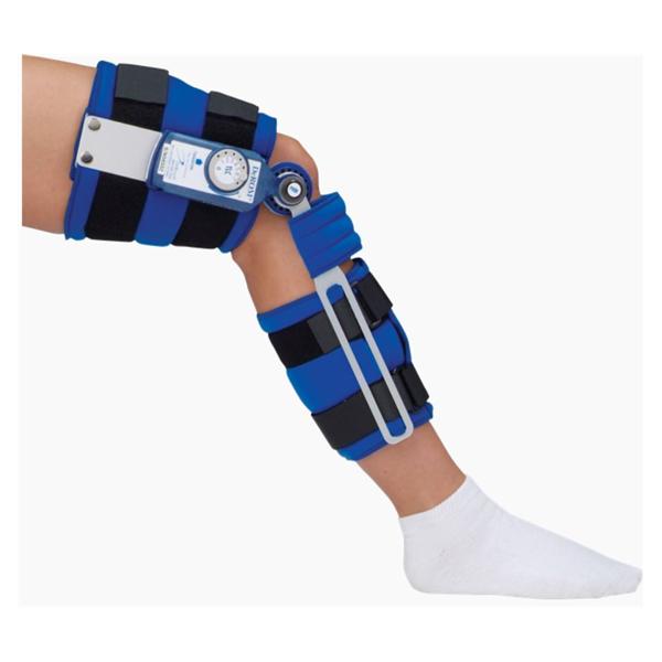 Deroyal Industries Inc Brace Derom Adult Knee Aluminum/Foam Black/Blue Size Size C Universal Ea - 4209C