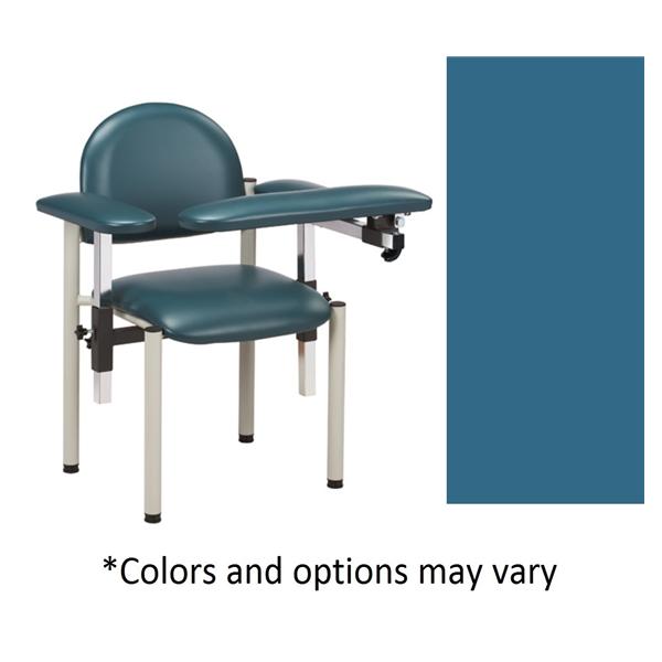 Clinton Industries. Chair Blood Draw Sc Series Ww Pwd Ct Stl Frm 300Lb 2 Cntr 17.5X18X18" St Each - 6050-U-3WW