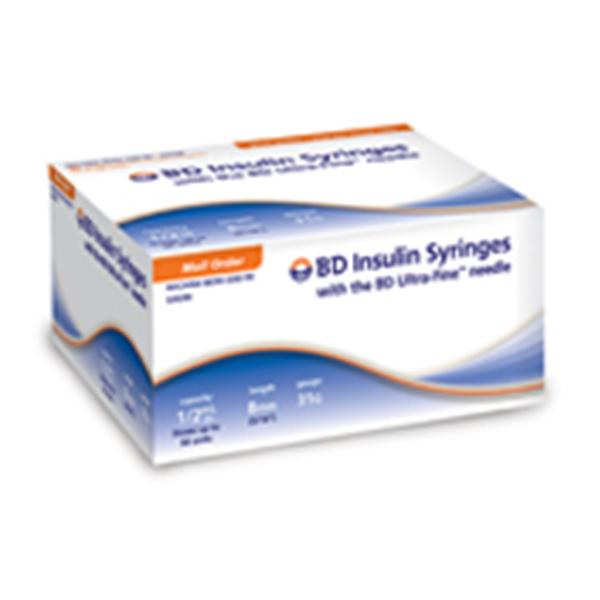 Becton-Dickinson Syringe/Needle 0.5Cc 31Gx5/16" Ultra-Fine Ii Insulin Conventional 450/Case - 328290