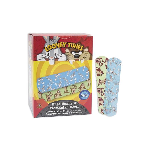 Dukal Corporation Bandage Adhesive Plstc Stat Strip 3/4X3" Lnytn/Bgsbny/Tazdvl Lf 100/Box, 12 Bx/Ca - 1073737