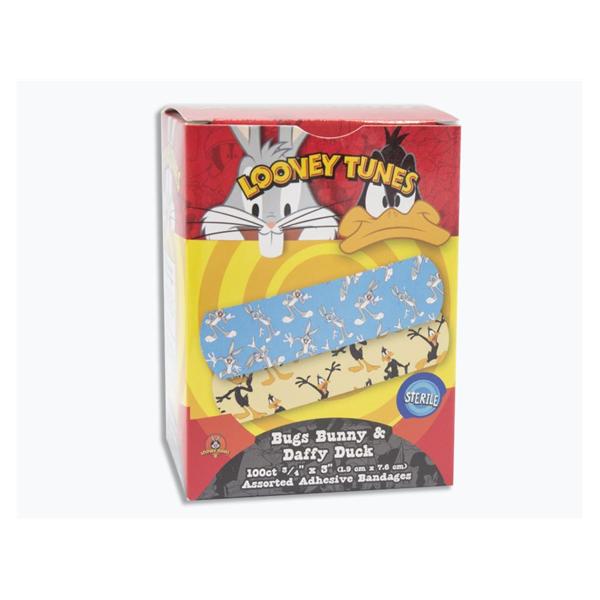 Dukal Corporation Bandage Patch Plastic 2X3" Looney Tunes 50/Box, 12 Bx/Ca - 1084737