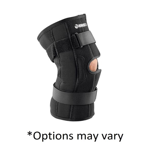 Breg. Brace Support Economy Knee Neoprene Black Size X-Large Ea - 11215