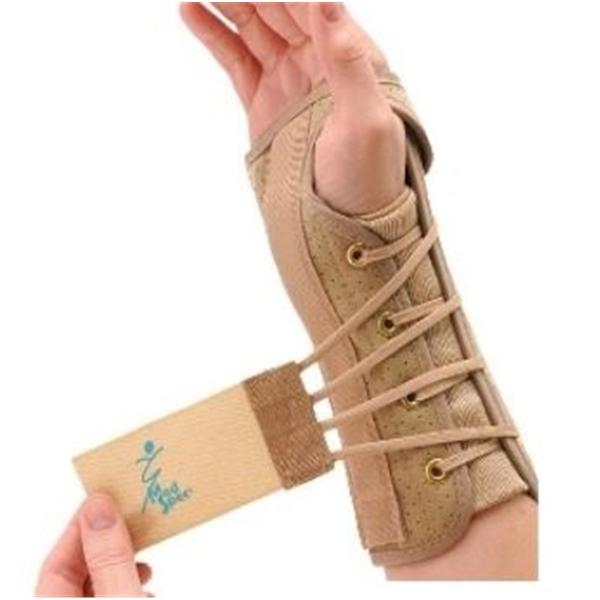 Medical Specialties Support Lacer Wrist/Forearm Suede/Polypropylene Felt Beige Size X-Large Right Ea - 223566
