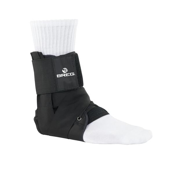 Breg. Brace Lace Up Ankle Nylon Black Size Small Ea - 90162