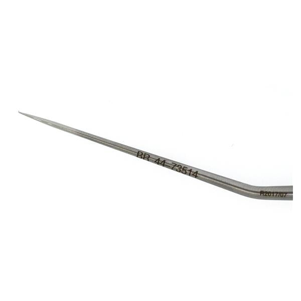 BR Surgical, Footplate Hook 6-1/2" 15 Degree Angle 0.4Mm Tip Ea - BR44-73514