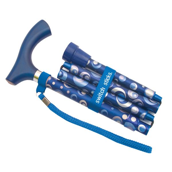 DMS Holdings. Cane Switch Sticks Aluminum 264Lb Capacity 32-37" Ocean Each - 5022000-5106