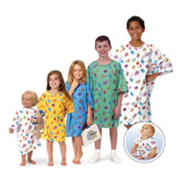 Fashion Seal Gown Patient Mobies Medium Blue Pediatric Ea - 5519-Med